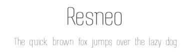 Resneo by Lerima — Sans Serif Font — thumbnail 1