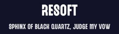 Resoft by Perfectype — Sans Serif Font — thumbnail 2