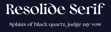 Resolide Serif by Måns Grebäck — Serif Font — thumbnail 2