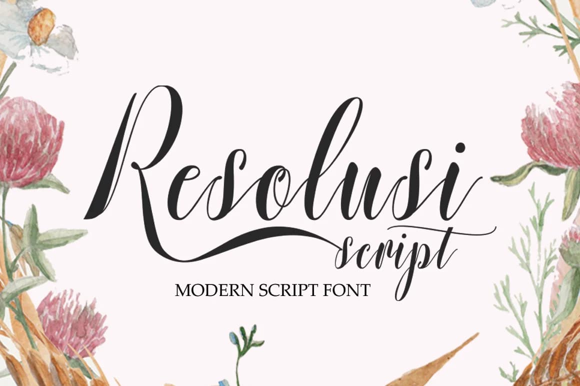 Resolusi Script Font by Cooldesignlab — Script Handwritten Font
