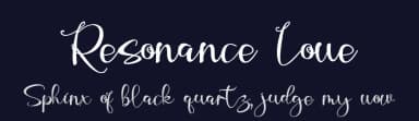 Resonance Love by Andrean Prabowo — Script Handwritten Font — thumbnail 2