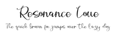 Resonance Love by Andrean Prabowo — Script Handwritten Font — thumbnail 1