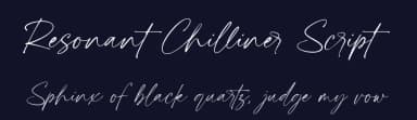 Resonant Chilliner Script by Lemonthe — Script Handwritten Font — thumbnail 2