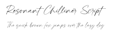 Resonant Chilliner Script by Lemonthe — Script Handwritten Font — thumbnail 1