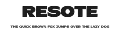 ResotE by gluk — Sans Serif Font — thumbnail 1