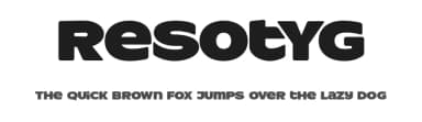 ResotYg by gluk — Sans Serif Font — thumbnail 1