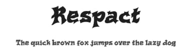 Respact by twinletter — Script Handwritten Font — thumbnail 1
