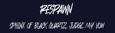 Respawn by Gassstype — Script Handwritten Font — thumbnail 2
