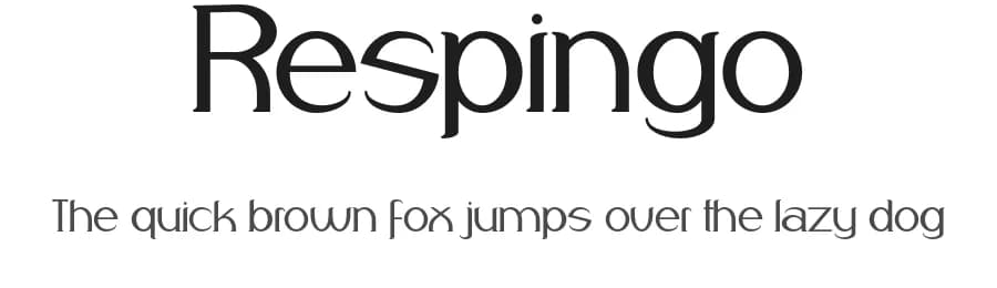 Respingo by Albertako — Sans Serif Font — preview 1