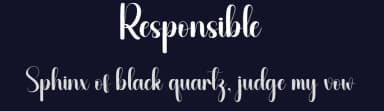 Responsible by Andi Moz — Script Handwritten Font — thumbnail 2