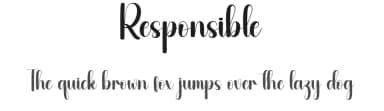 Responsible by Andi Moz — Script Handwritten Font — thumbnail 1