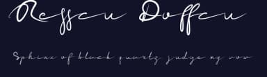 Resscu Doffcu by Rudi Winarko — Script Handwritten Font — thumbnail 2