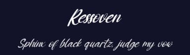 Ressoven by Kong Font — Script Handwritten Font — thumbnail 2