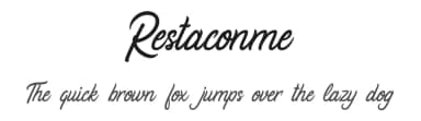 Restaconme by Endeavour Studio — Script Handwritten Font — thumbnail 1