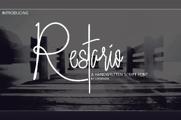 Restario Font by Diary Of Gabut — Script Handwritten Font