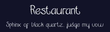 Restaurant by weknow — Script Handwritten Font — thumbnail 2