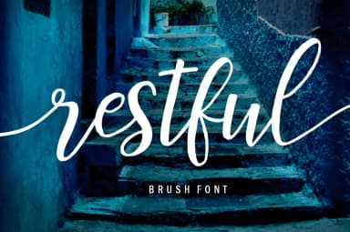 Restful Font by Great Studio — Script Handwritten Font — thumbnail 1