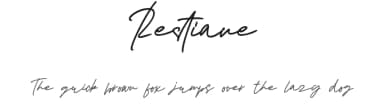 Restiane by FallenGraphic Studio — Script Handwritten Font — thumbnail 1