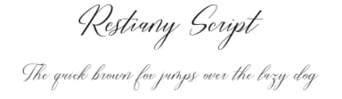 Restiany Script by Cooldesignlab — Script Handwritten Font — thumbnail 1