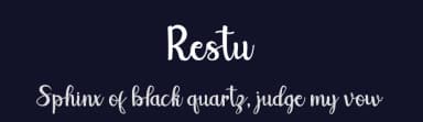 Restu by Pidco Art — Script Handwritten Font — thumbnail 2