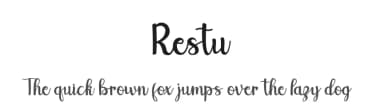 Restu by Pidco Art — Script Handwritten Font — thumbnail 1