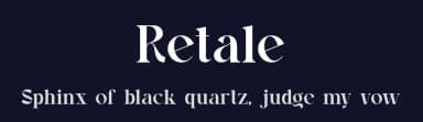 Retale by Slide Shoot Type — Serif Font — thumbnail 2