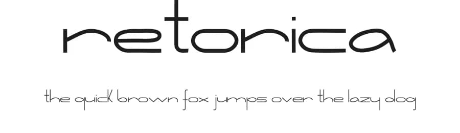 Retorica by Manuel Ramos — Sans Serif Font