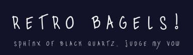Retro Bagels! by Lars Manenschijn — Script Handwritten Font — thumbnail 2
