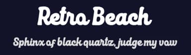 Retro Beach by Eknoji Studio — Script Handwritten Font — thumbnail 2