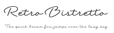 Retro Bistretto by Roland Huse Design — Script Handwritten Font — thumbnail 1