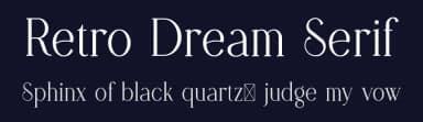 Retro Dream Serif by VPcreativeshop — Serif Font — thumbnail 2