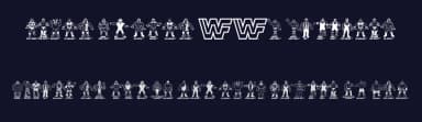 Retro Hasbro WWF Figures by xstreamed.tv — Dingbats Font — thumbnail 2