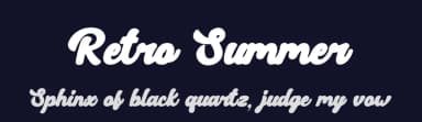 Retro Summer by PutraCetol Studio — Script Handwritten Font — thumbnail 2