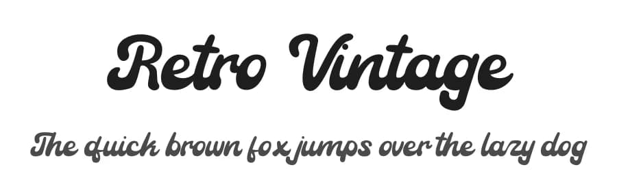 Retro Vintage by Densu Creative — Script Handwritten Font