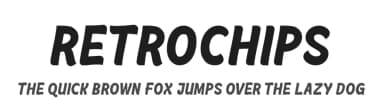 Retrochips by Almarkhatype — Script Handwritten Font — thumbnail 1
