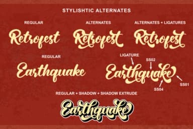 Retrofest Font by R. Studio — Script Handwritten Font — thumbnail 3