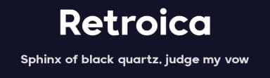 Retroica by Runsell Studio — Sans Serif Font — thumbnail 2