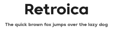 Retroica by Runsell Studio — Sans Serif Font — thumbnail 1