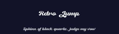 Retro Jump by Intype — Script Handwritten Font — thumbnail 2