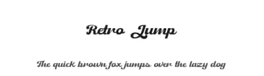 Retro Jump by Intype — Script Handwritten Font — thumbnail 1