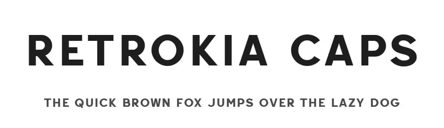 Retrokia Caps by Edignwn Type — Sans Serif Font