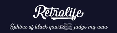 Retrolife by Din Studio — Script Handwritten Font — thumbnail 2