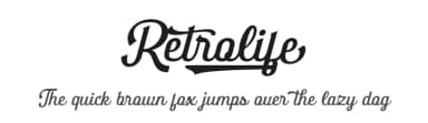 Retrolife by Din Studio — Script Handwritten Font — thumbnail 1