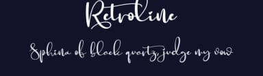 Retroline by Scratchones — Script Handwritten Font — thumbnail 2