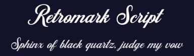 Retromark Script by Jroh Creative — Script Handwritten Font — thumbnail 2