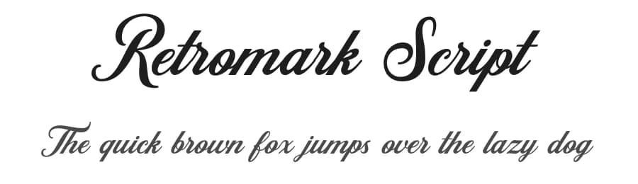 Retromark Script by Jroh Creative — Script Handwritten Font