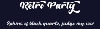 Retroparty by PutraCetol Studio — Script Handwritten Font — thumbnail 2