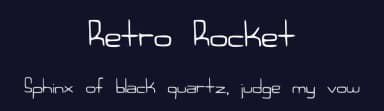 Retro Rocket by Rocco Pisani — Script Handwritten Font — thumbnail 2