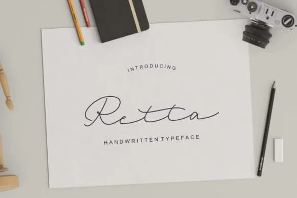 Retta Font by takoliko — Script Handwritten Font — preview 1