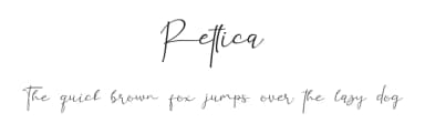 Rettica by Tiny Hand Letter — Script Handwritten Font — thumbnail 1